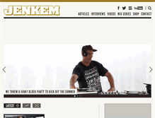 Tablet Screenshot of jenkemmag.com